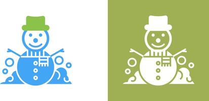 Snowman Icon Design vector