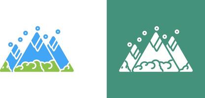 Mountain Icon Design vector
