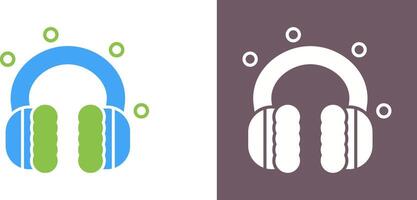 Earmuff Icon Design vector