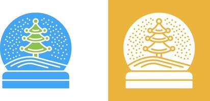 Snow Glob Icon Design vector