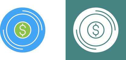 Coin Icon Design vector
