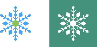 diseño de icono de copo de nieve vector