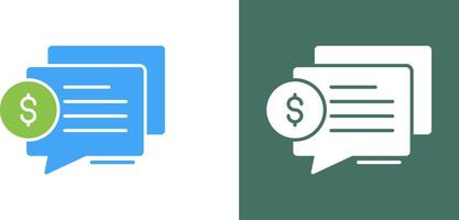Dialog Icon Design vector