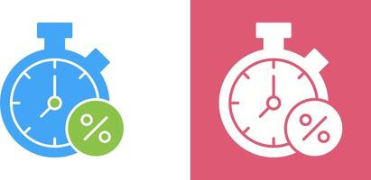 Timer Icon Design vector