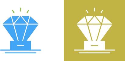 diseño de icono de diamante vector