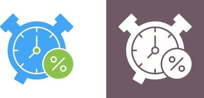Alarm Clock Icon Design vector
