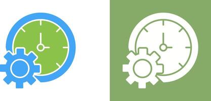 Time Setting Icon Design vector