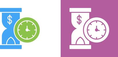 Time is Money Icon Design vector