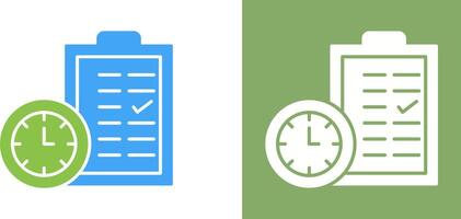 Time Planing Icon Design vector