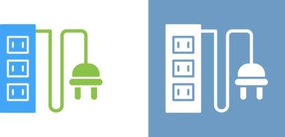 Power Socket Icon Design vector