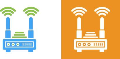 Router Icon Design vector