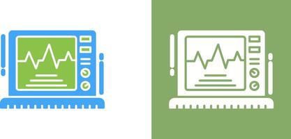 ekg monitor icono diseño vector