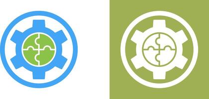 Solution Icon Design vector