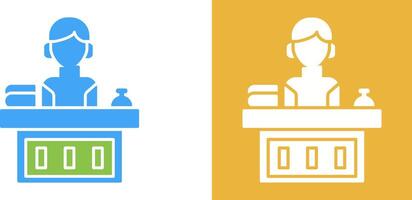 Office Reception Icon Design vector