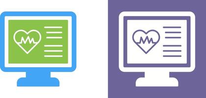 Cardiogram Icon Design vector