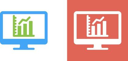 Chart Icon Design vector