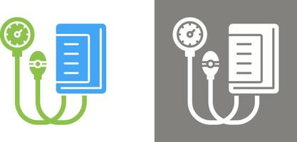 Blood Pressure Gauge Icon Design vector