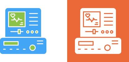 Electrocardiogram Icon Design vector