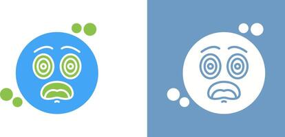 Dazed Icon Design vector