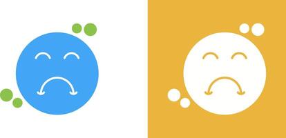 Upset Icon Design vector
