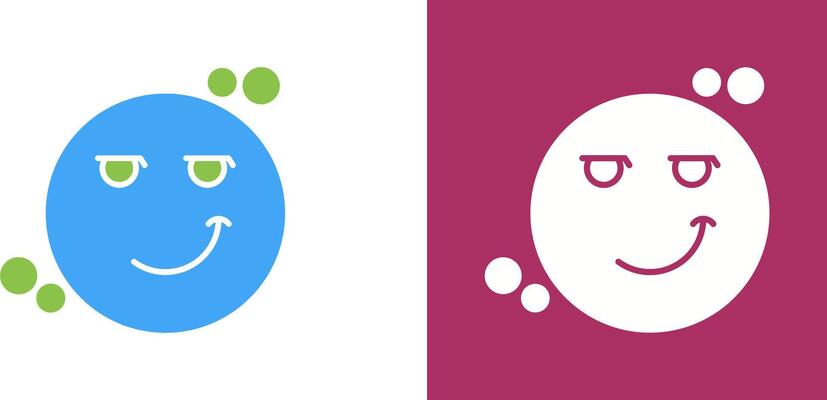 Smirk Icon Design
