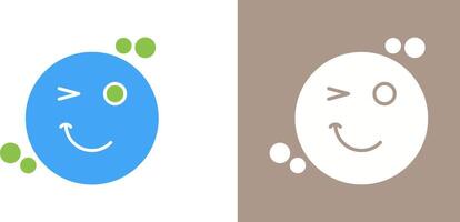 Wink Icon Design vector