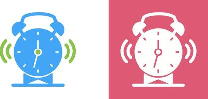 diseño de icono de reloj de alarma vector