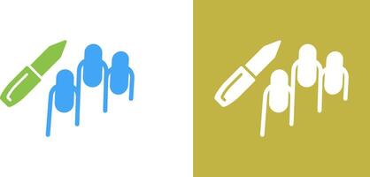Manicure Icon Design vector