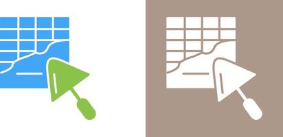 Plastering Icon Design vector