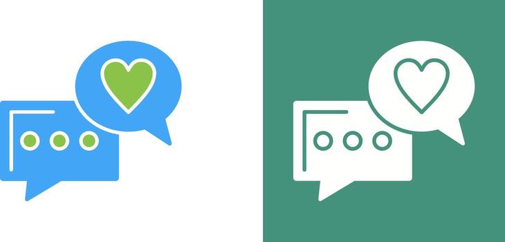 diseño de icono de chat vector