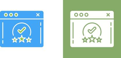 Rating Icon Design vector