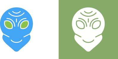 Alien Icon Design vector