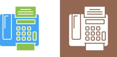 fax Machine Icon Design vector