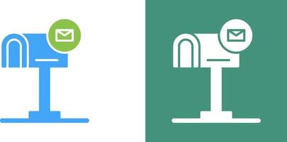 Mail Box Icon Design vector