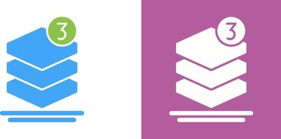 Layers Icon Design vector