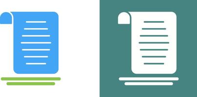 Document Icon Design vector
