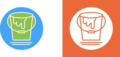Paint Bucket Icon Design vector