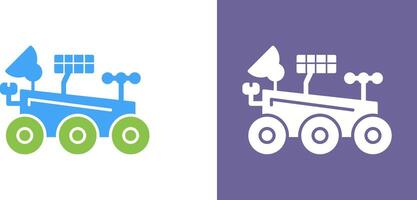 Mars Rover Icon Design vector