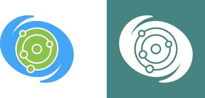 Galaxy Icon Design vector