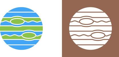 Neptune Icon Design vector