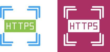 Https Icon Design vector