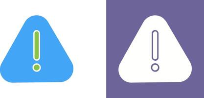 Warning Icon Design vector