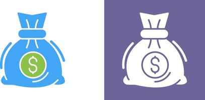 Money Bag Icon Design vector