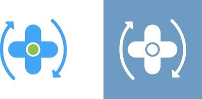 Rotate Icon Design vector