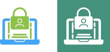 Authentication Icon Design vector