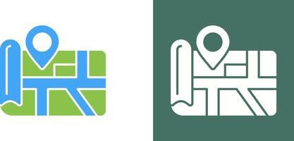 Map Icon Design vector