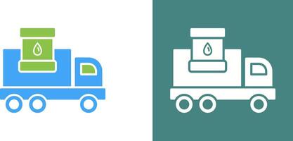 Fuel Truck Icon Design vector