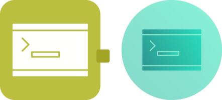Unique Console Icon Design vector