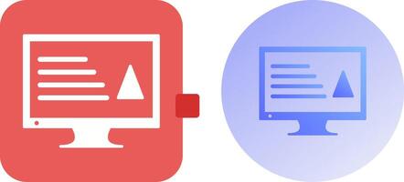 Unique Content Production Icon Design vector