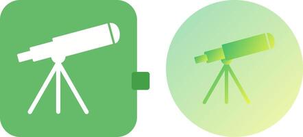 Telescope Icon Design vector